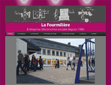 Tablet Screenshot of lafourmiliere.net